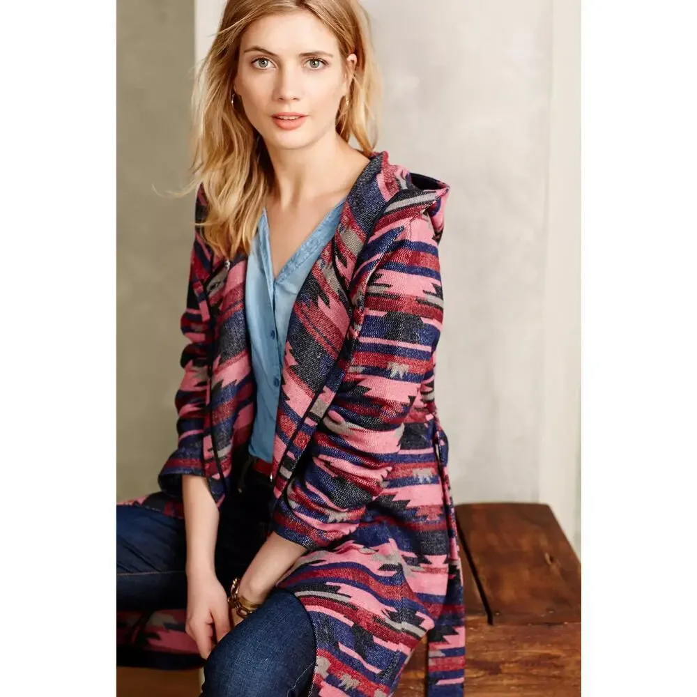 Tabitha Leona Wrap Coat Size M - Picture 5 of 8